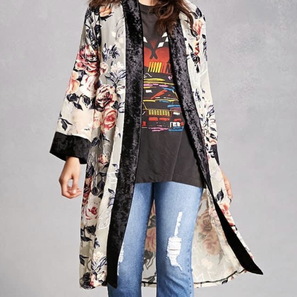 rd & koko Sweaters - Forever 21 RD & KoKo Velvet Cardigan